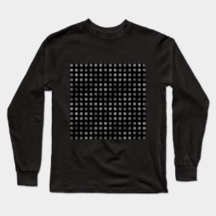 Dark Polka Dots Pattern Long Sleeve T-Shirt